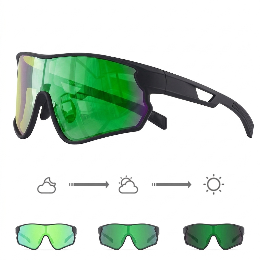 SUOSO Prescription Cycling Glasses, Photochromic Lenses