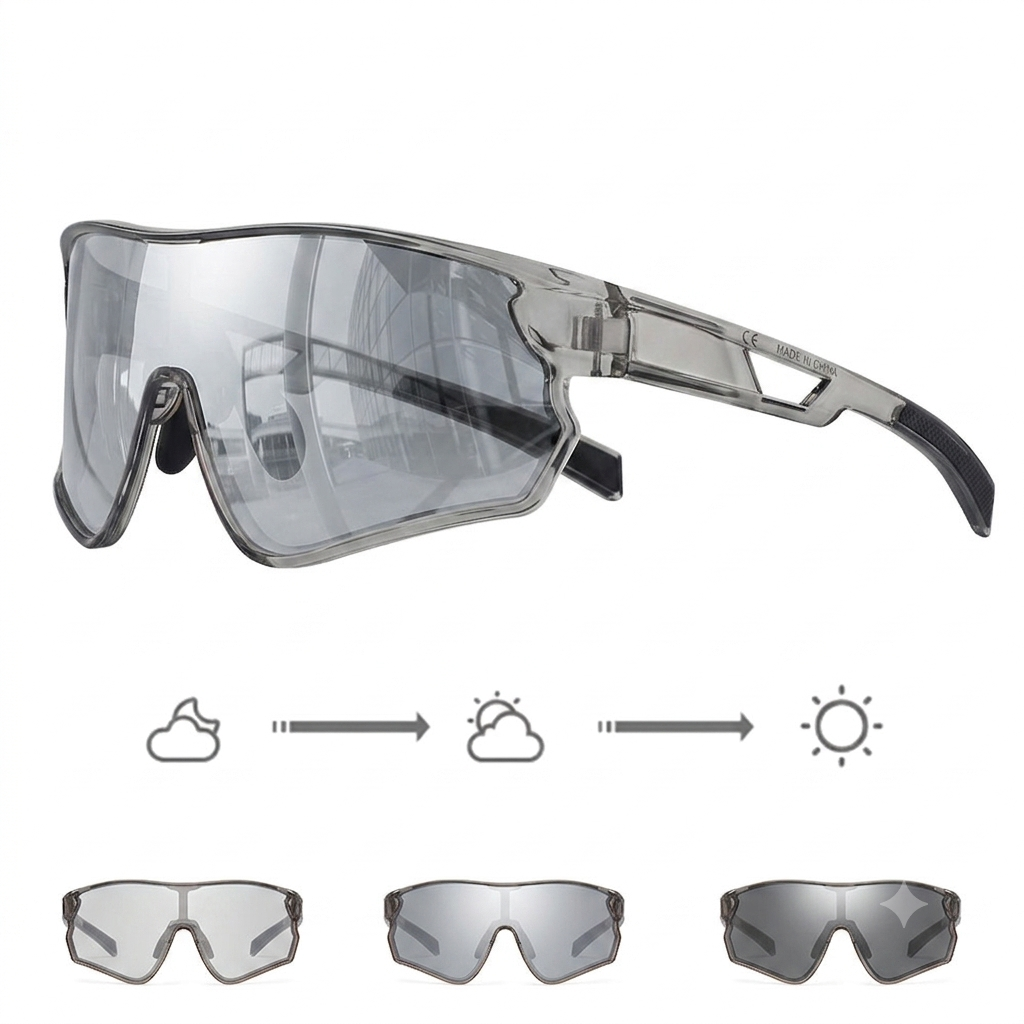 SUOSO Prescription Cycling Glasses, Photochromic Lenses