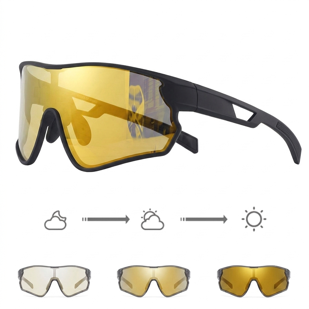 SUOSO Prescription Cycling Glasses, Photochromic Lenses