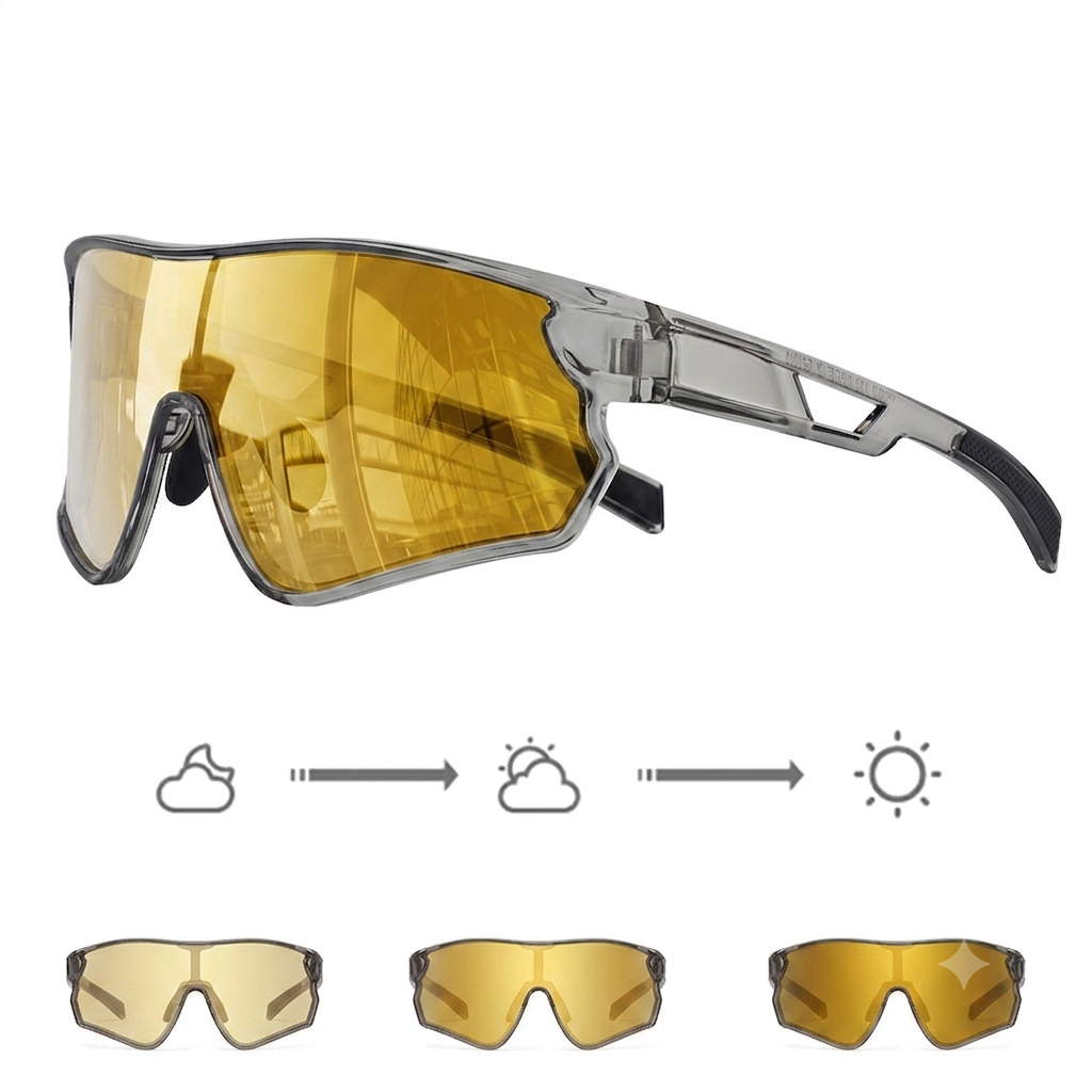 SUOSO Prescription Cycling Glasses, Photochromic Lenses