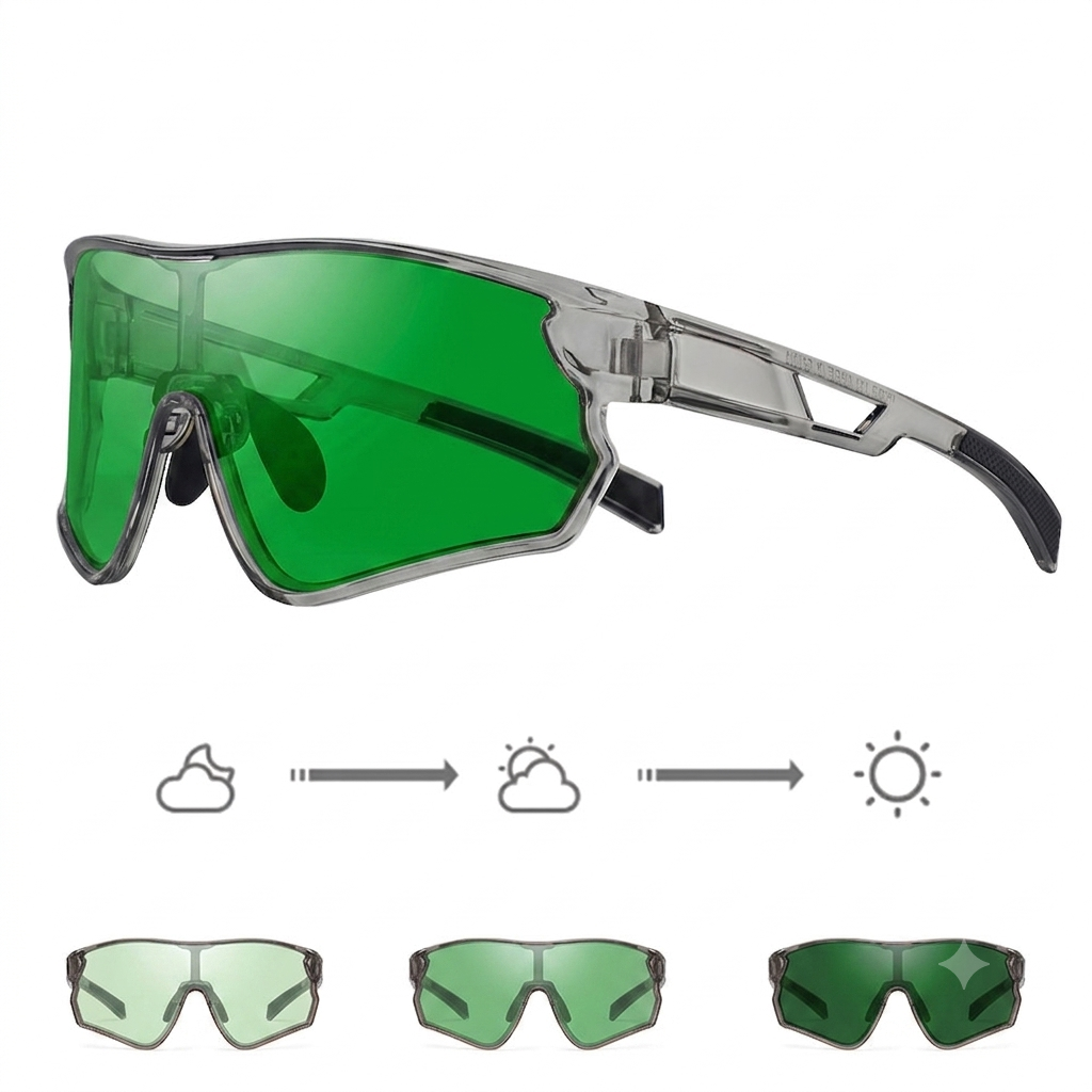 SUOSO Prescription Cycling Glasses, Photochromic Lenses